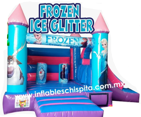 Inflable Frozen Ice Glitter