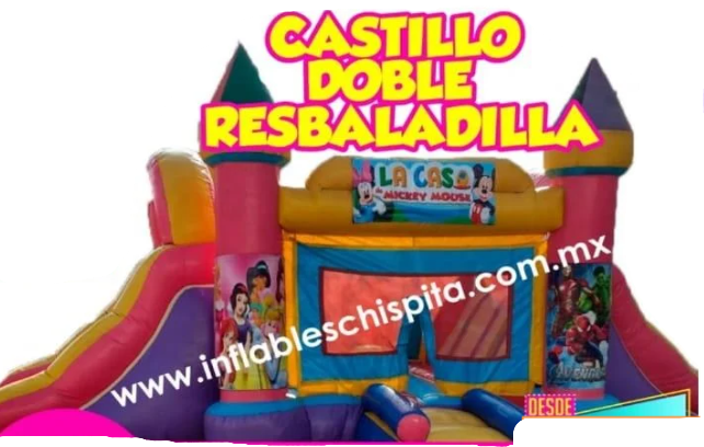 Inflable Castillo Doble Resbaladilla