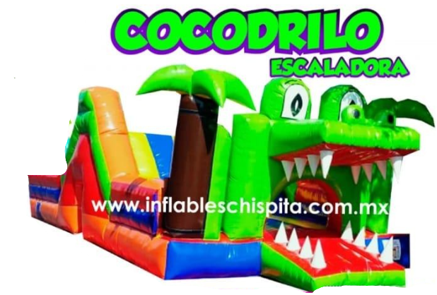 Inflable Cocodrilo Escaladora